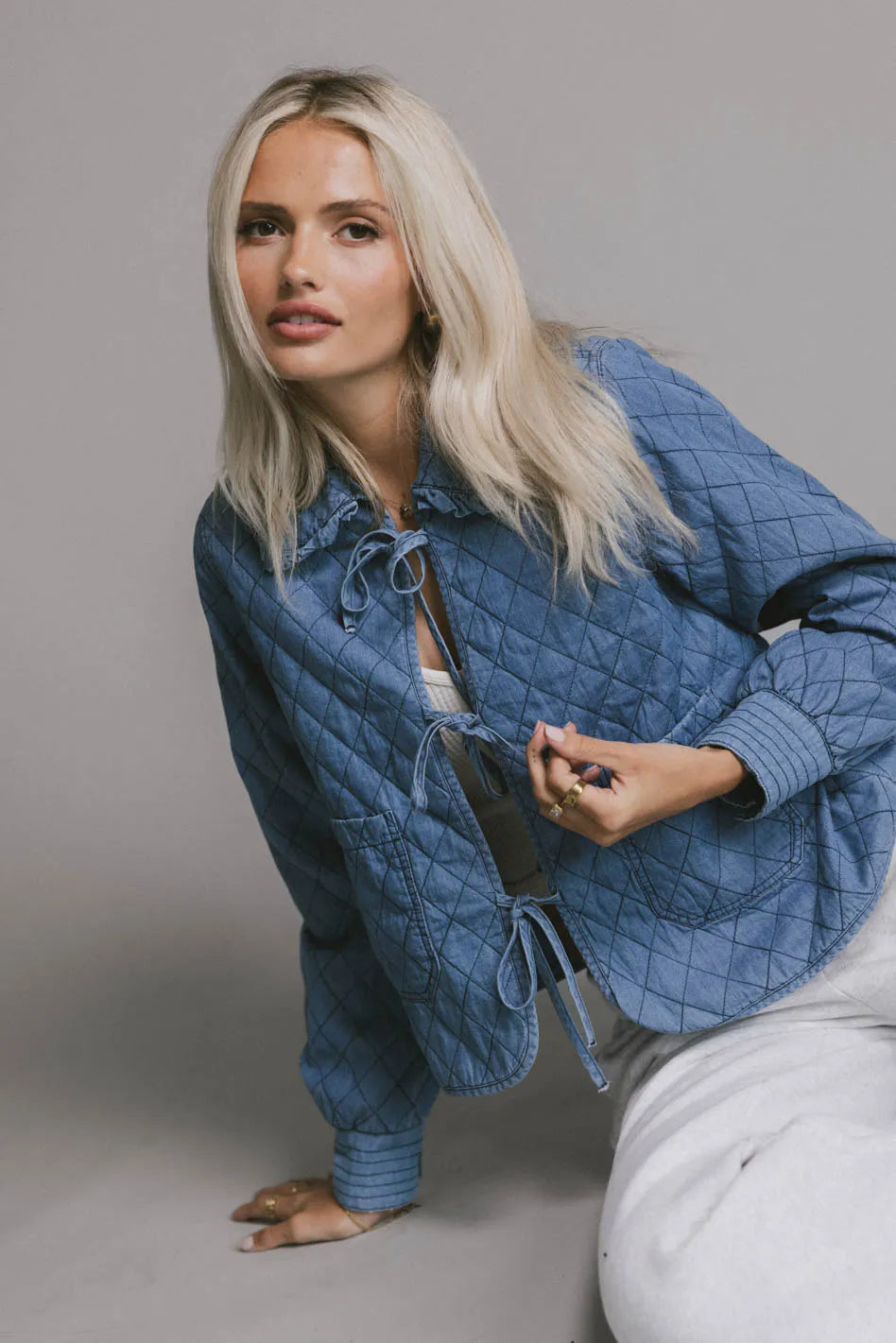 Valenn Quilted Jacket Denim Jacket Leather Jacket Suede Jacket