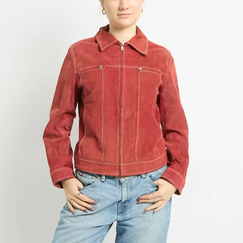 Vena Pelle Denim Jacket - UK 10 Striped Jacket Polka Dot Jacket Floral Jacket