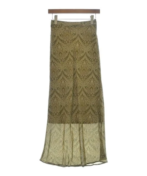 LOWRYS FARM Long/Maxi length skirts silk skirt smooth