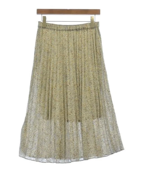 INDIVI Long/Maxi length skirts pleated skirt texture