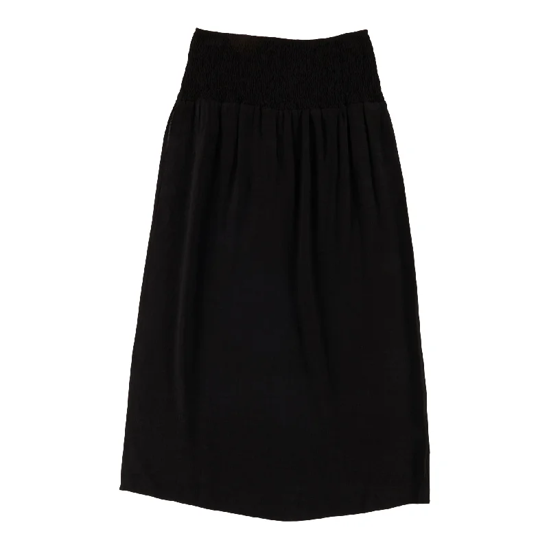 ACX Active Women's Long Crinkle Skirt Cover-Up linen skirt airy