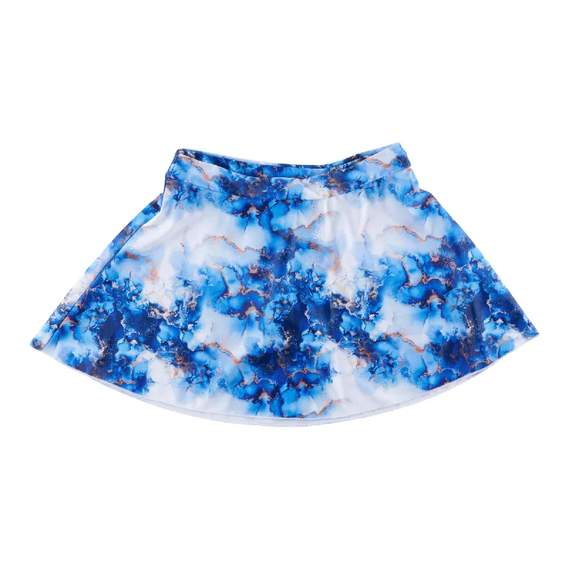 ACX Active Women's Marble Skortini linen skirt light