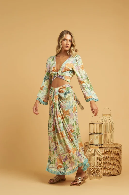 Baloo Maxi Skirt wool skirt thick