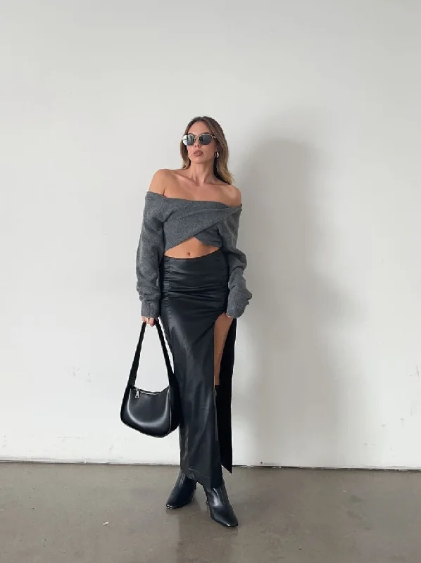Bare It All Maxi Skirt casual skirt length