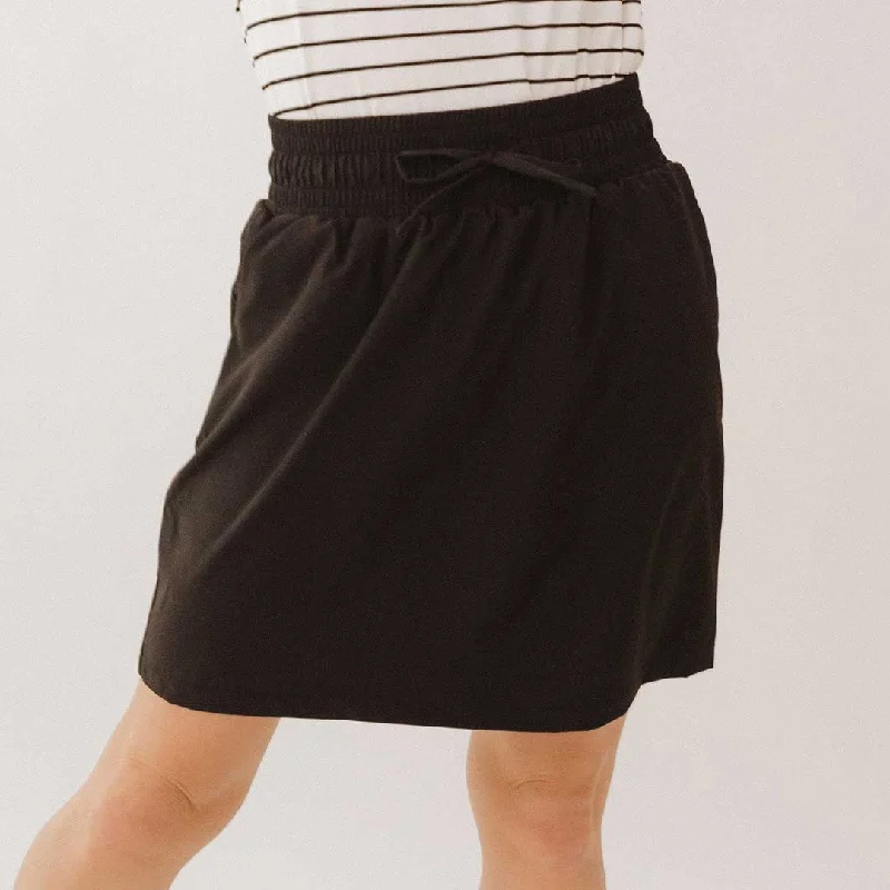 Cher Skirt, Black wrap skirt elegant