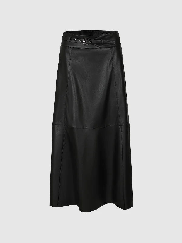 Flared A-Line Skirts velvet skirt luxury