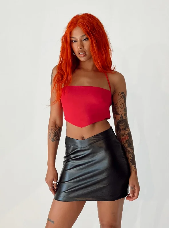 Genesis Mini Skirt Black lace skirt delicate
