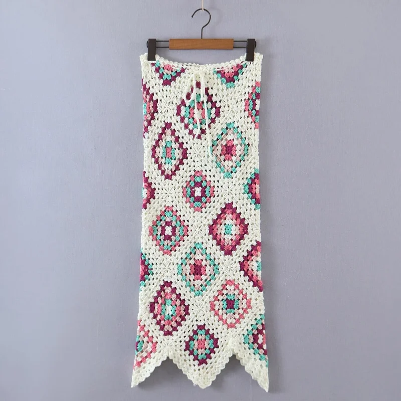Harper Crochet Midi Skirt chiffon skirt delicate