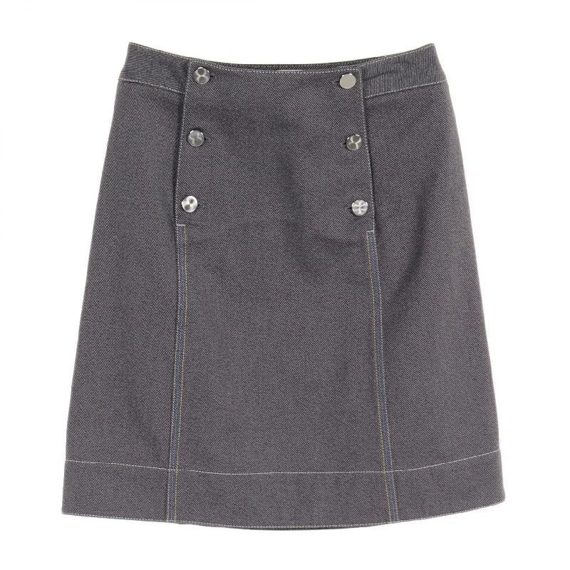 Hermes Cotton Skirt for Women denim skirt classic