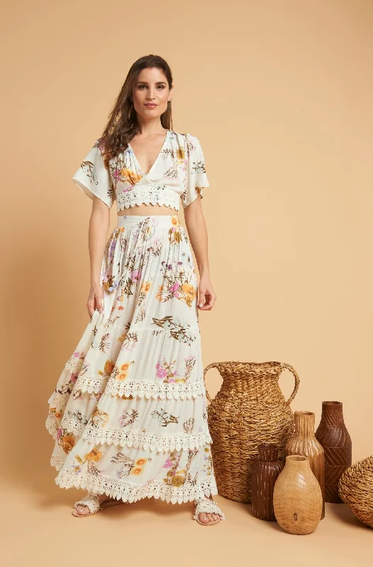 Jasmine Maxi Skirt lace skirt elegant
