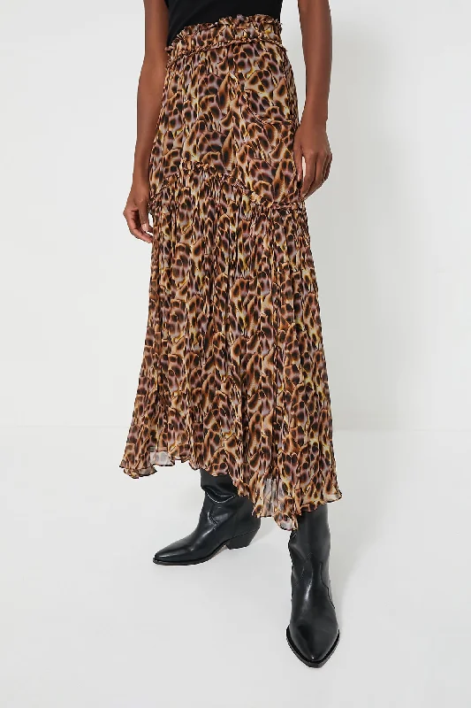 Ochre Veronique Skirt wool skirt sturdy