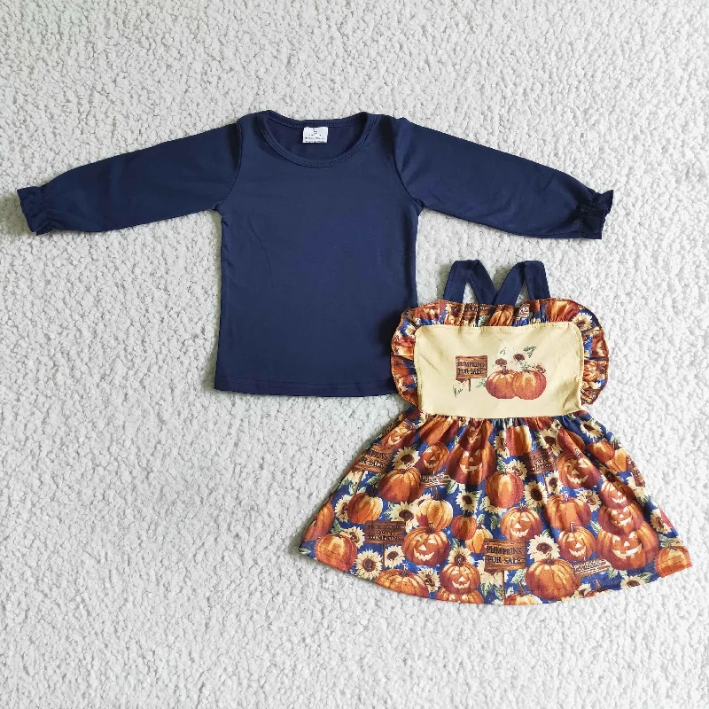 Pumpkin Yellow Long Sleeve Suspender Skirt Outfit boho skirt vibe