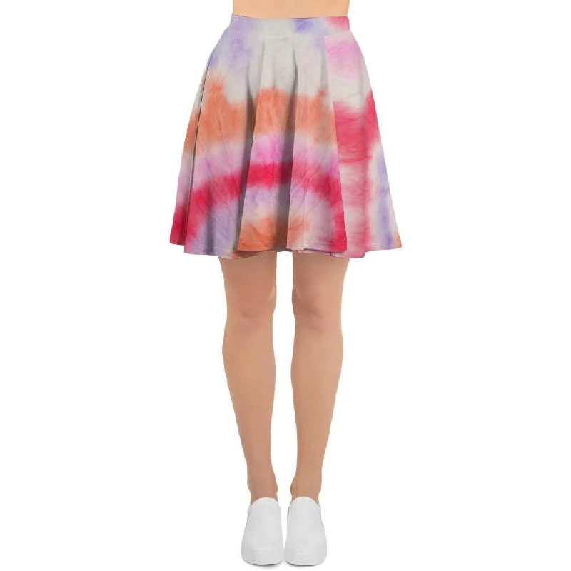 Rainbow Hippie Tie Dye Women's Skirt leather skirt bold