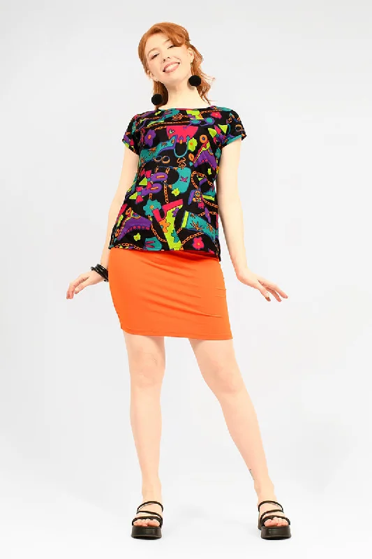Ivy Short Skirt satin skirt smooth