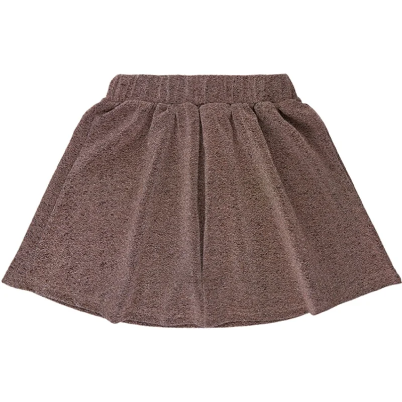The New Gold Glitter Idalou Skirt leather skirt modern