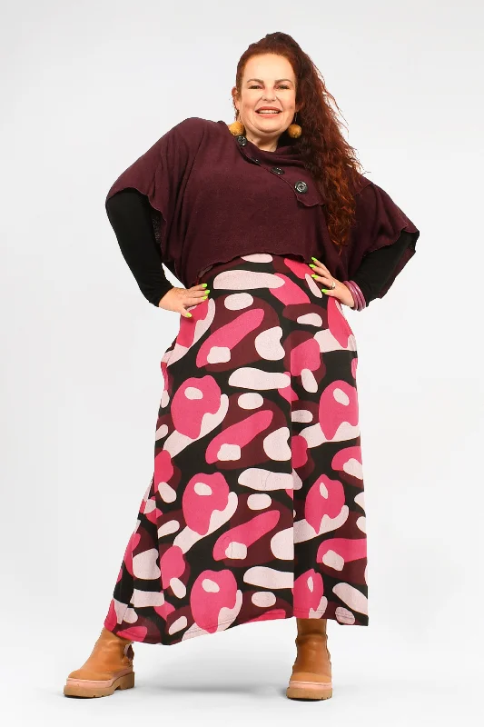 Ramona A-Line Skirt Print casual skirt length